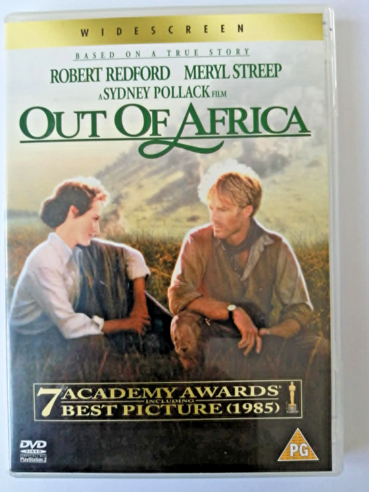DVD Out of Africa. Movie. Robert Redford. Meryl Streep. Klaus Maria Brandauer