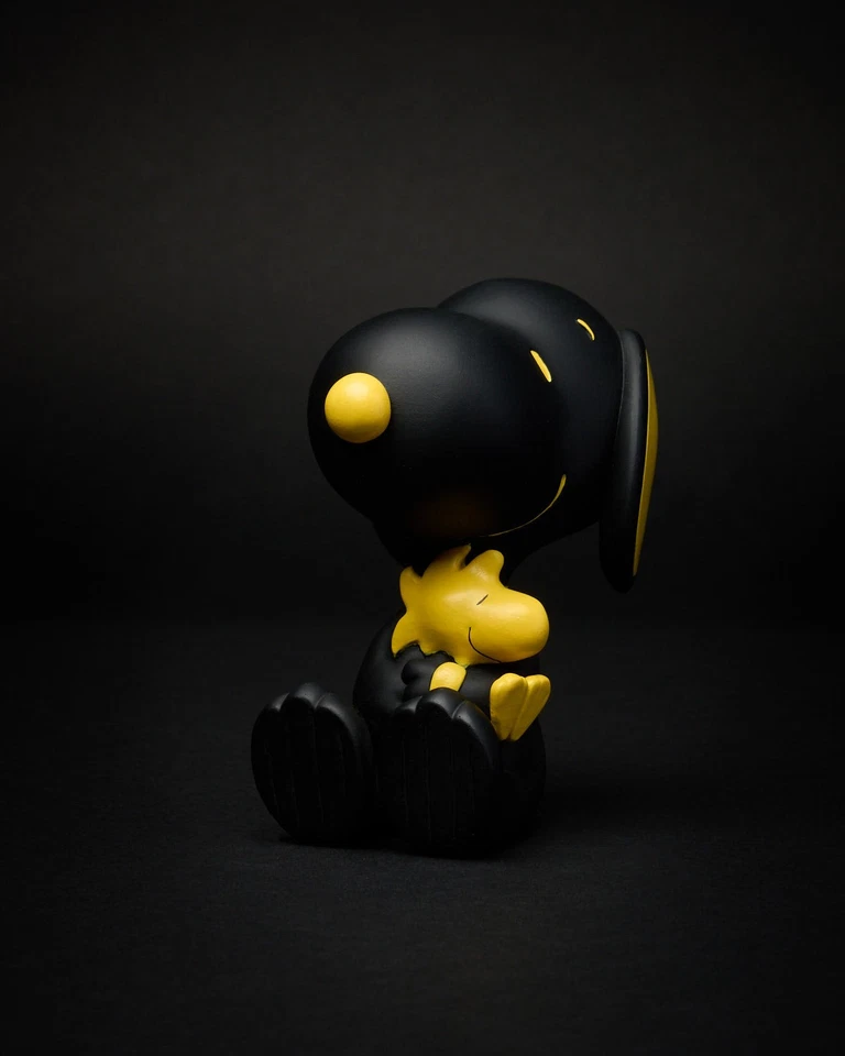 Figurine de collection Blogo Peanuts Snoopy et Woodstock Noir (25cm) - Bild 2 von 2