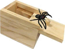 Spider Prank Box Gag Gift, Funny Surprise Gift Box Christmas White Elephant Gift