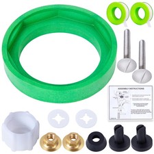 3'' Toilet Tank to Bowl Coupling Kit,Fits for American One Size, Green