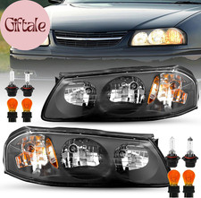 Gruppo faro con lampadine incluse compatibile con Chevy Impala 2000-2005, B