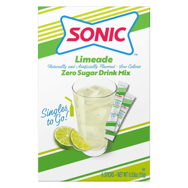 12x Sonic Limeade Drink Mix 6ct Drink Mixes New Fresh Stock