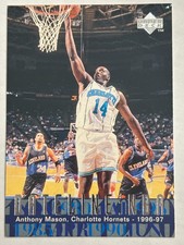 1996-97 Upper Deck #326 Anthony Mason Knicks Hornets Dateline NBA