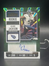 2023 Panini Contenders - Rookie Ticket Kearis Jackson #160 Opening Kickoff...