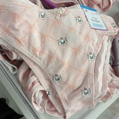 Disney Marie Aristocats 3pk Brazilian Briefs Underwear Set UK Size 4-20 2XS-XL