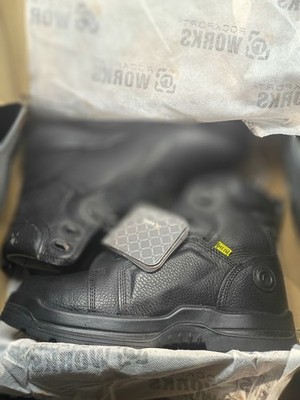 Rockport Works Women's 11 Black Safety Work Boots Composite Toe MT75 ...