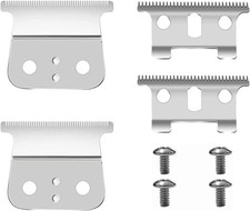 2 Pack T-Blades Compatible with Andis T-Outliner G, GO, GTO, GTX, Headliner LS2,