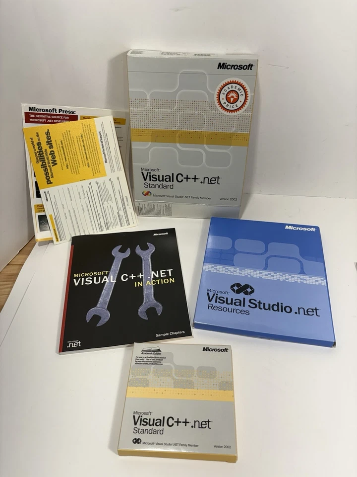 Microsoft Visual C++ .NET Standard 2002 W/ Key See Pictures - Image 2 of 4