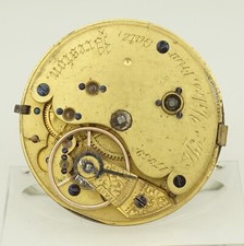 Rare THOMAS YATES Movement Pocket watch Men's no repeater no fusee duplex RAR