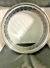 19x2.5 Outer 40hole Chrome Replacement Lip Fits Asantietc