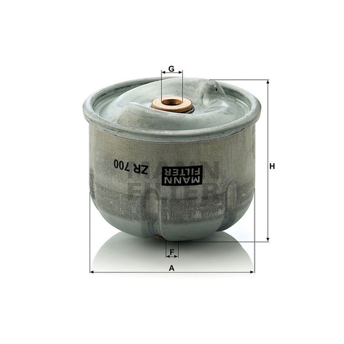 ZR700X Oil Filter for LAND ROVER 1998-16 Defender 90/110/130 - Picture 2 of 2