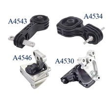 4pcs Engine Motor & Transmission Mount for 2006-2011 Honda Civic l4 1.8L AUTO