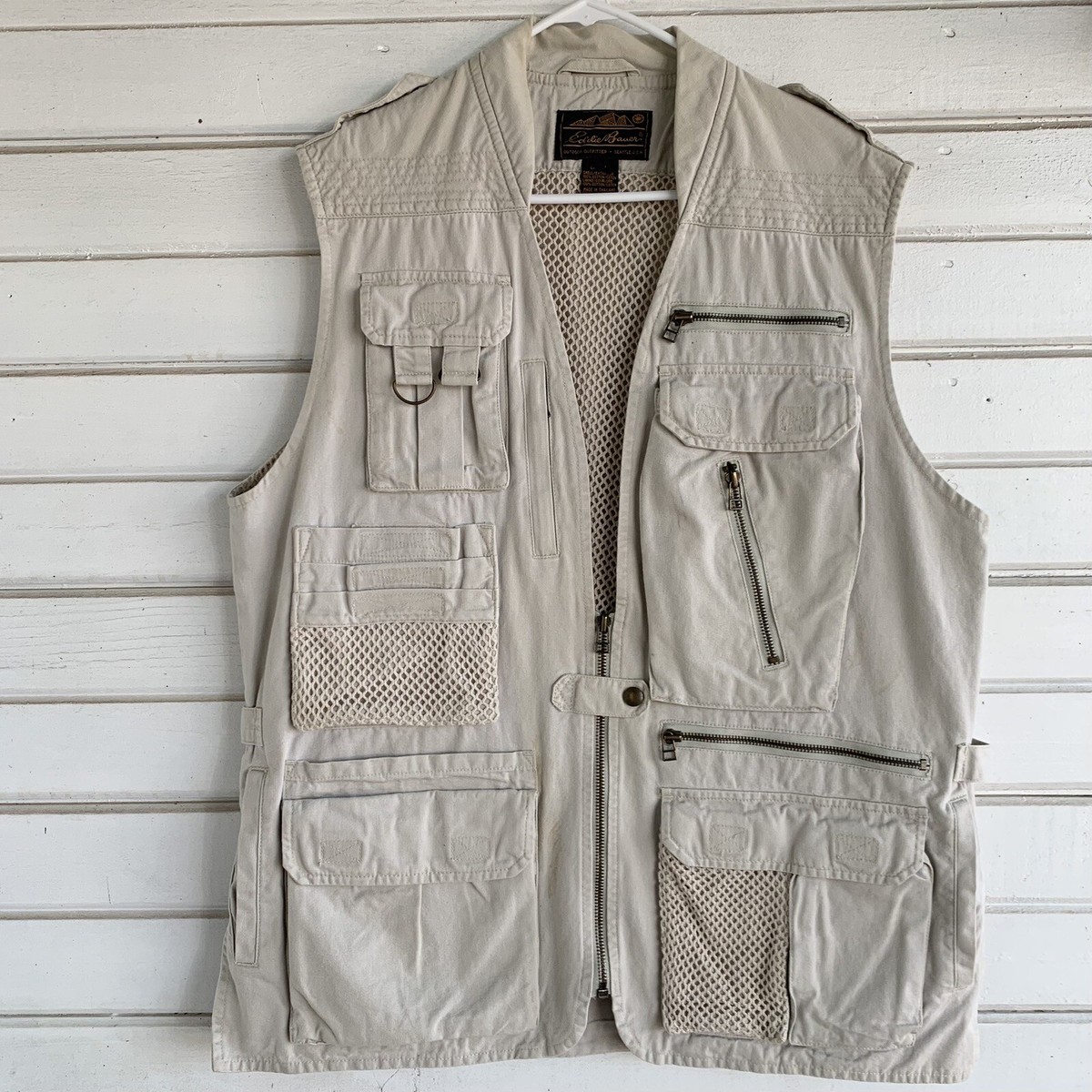 ウェア vintage 80s eddie bauer fishing vest 80S Eddie Bauer Fishing Vest Black Tag | eBay