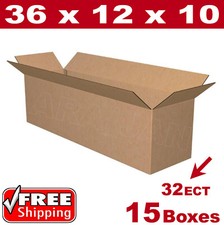 15 - 36x12x10 Cardboard Boxes Mailing Packing Shipping Box Corrugated Carton