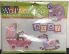 Wall Wonders Craft Decor 3D Baby Room Nursery Appliques NEW FAST SHIPPING