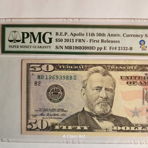 2019 Apollo 11 50th Anv Currency Set PMG 66 EPQ PMG ERROR read description T8738 - Picture 6 of 10