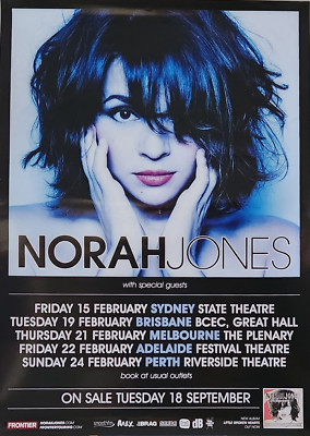 NORAH JONES Original OZSELL AUSTRALIAN 2013 Promotional CONCERT norah-jones-original-ozsell-australian-2013-promotional-concert