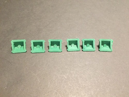 Wheel Of Fortune Deluxe Edition Board Game 1986 Replacement Six 6 Green Covers - Picture 7 of 8