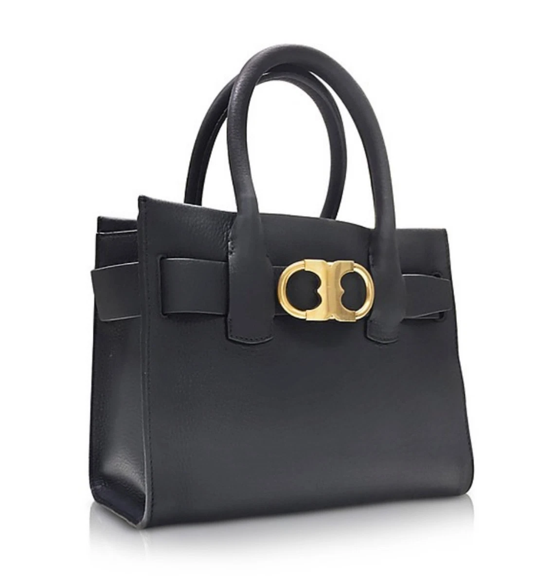 Gemini link leather tote hotsell