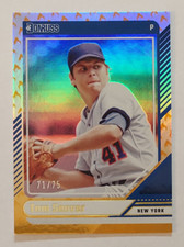 Tom Seaver (Mets) 2024 Panini Donruss baseball ON FIRE (only 75 made)