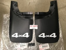 Toyota 2005-2015 Tacoma 4x4 OEM Left Rear & Right Rear Mud Guard Flap w/ Clips 