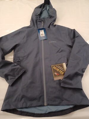 Berghaus Fellmaster Interactive Jacket. Navy. Waterproof. Hood. Size 12