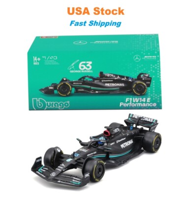 Mercedes AMG Petronas F1 Team #63 George Russell W14 E (2023) Bburago 1:43