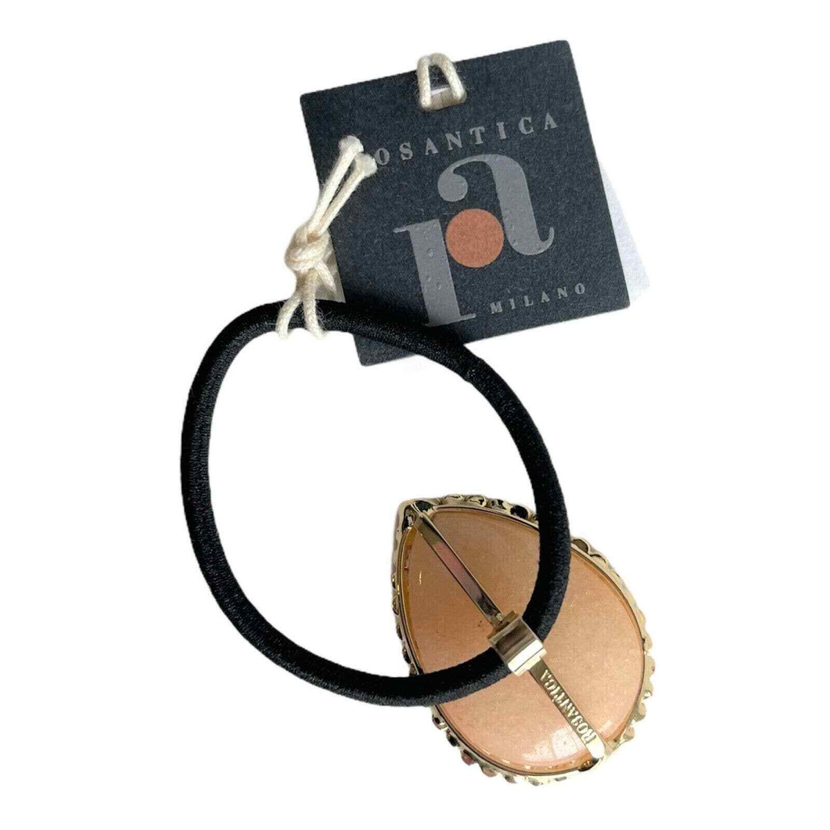 ROSANTICA Solitario Rose Quartz Hair Tie Pony Tail Holder | eBay