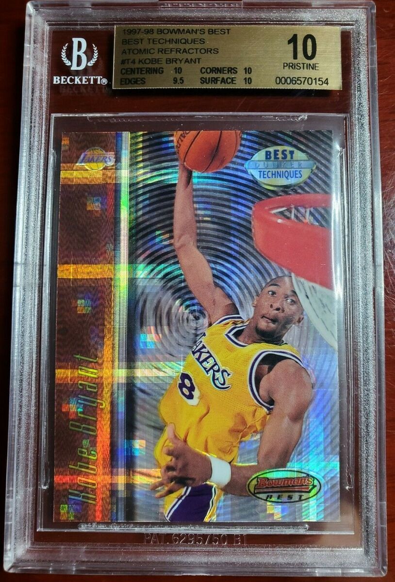 1997 Bowman's Best Techniques Atomic Refractor Kobe Bryant 1997 Bowman's Best Techniques Atomic Refractor Kobe Bryant