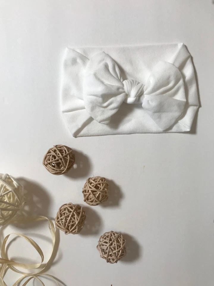 Lot Of 2 Bow Headband For baby/toddler For Newborn free size  LIGHT WEIGHT Foto 2 de 4