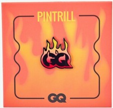  RARE  PINTRILL x GQ Fire Flame GQ Pin *BRAND...