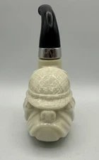 Avon Sherlock Holmes Type Bulldog Pipe Vintage Decanter After Shave Bottle 70s