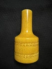 Vintage 1930’s Haeger Pottery Small Glossy Yellow Eve Vase