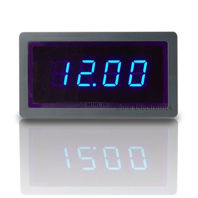 Panel Meter 0.56'' 4 Digital Blue LED Volt DC 10V Rescalable ME-DV32423