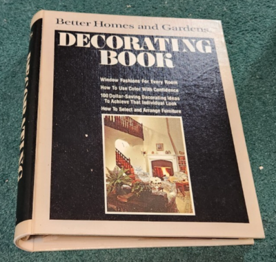 #ad 1977 Better Homes and Gardens Decorating Book Home Decor Design Decorating $25.00