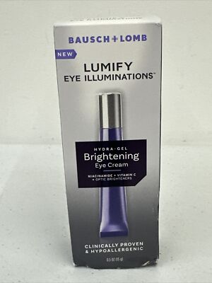 Bausch & Lomb Lumify Eye Illuminations Hydra-Gel Brightening Eye Cream 0.5 fl oz