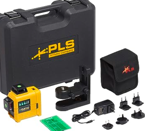 PLS 3X360 Green Kit with rechargeable Battery accuracy 5/64 in @ 33 ft. NEW