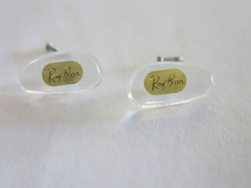 Brand New Ray Ban Eyeglasses Sunglasses NOSE PADS Screw-In for RB Original Gold