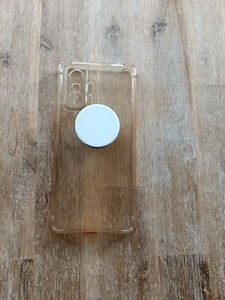 Hülle + Popsocket Xiaomi 11T/11T Pro 5G durchsichtige Schutzhülle Handyhülle TPU