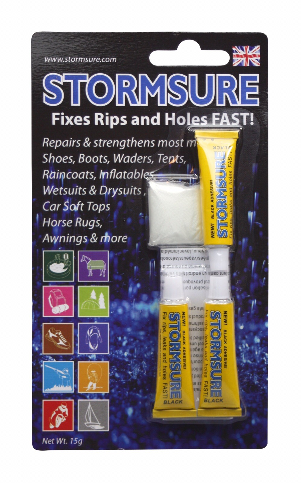 Stormsure Airbed Repair 15mg Glue Black eBay