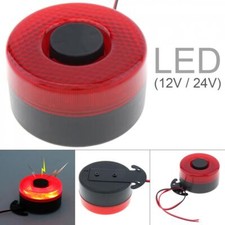 Car Back-up Alarm, 12V/24V Reverse Beeper Horn Backup Buzzer Siren with Light