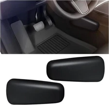2 Pack Car Knee Cushion Soft Leather Car Door Armrest Pad for Knee Leg Elbow