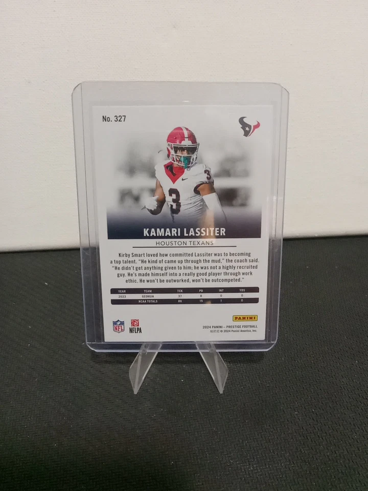 2024 Panini Prestige - Rookies Xtra Points Orange #327 Kamari Lassiter /50 (RC) - Image 3 of 3