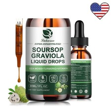 Soursop Bitters Liquid Drops with Sea Moss,,turmeric, Black Pepper 1Oz