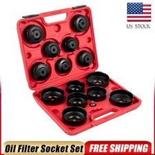 Oil Filter Socket Set Cup Socket Tool Set 14pcs Oil Filter Wrench Cap Set Oil Filter Socket Set Cup Socket Tool Set 14pcs Oil Filter Wrench Cap Set