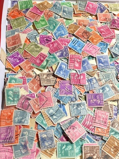 Unsearched, Estate Find, Over 800+ U.S. 1938 "Prexie" Series Stamps 1/2c - 50c - Image 2 of 3