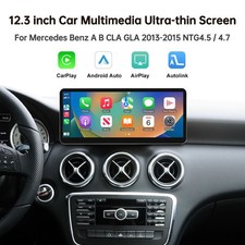 12.3'' Wireless CarPlay Autoradio f&uuml;r Mercedes A W176 C117/X117 GLA X156 B W246