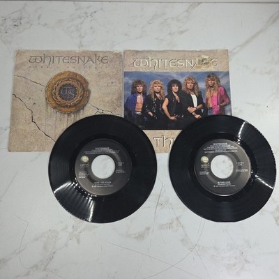 Whitesnake Here I Go Again & Is This Love 1987 Geffen Records 7'' 45rpm Vinyl 