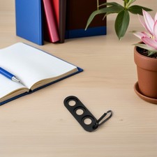 Pool Cue Joint Protector Holder Clip Black Aluminum Alloy Snooker