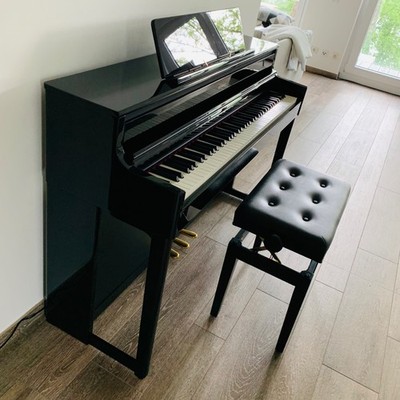 ROLAND HP704-PE Hochglanz E-Piano Digitalpiano + Hocker + Garantie/Rechnung